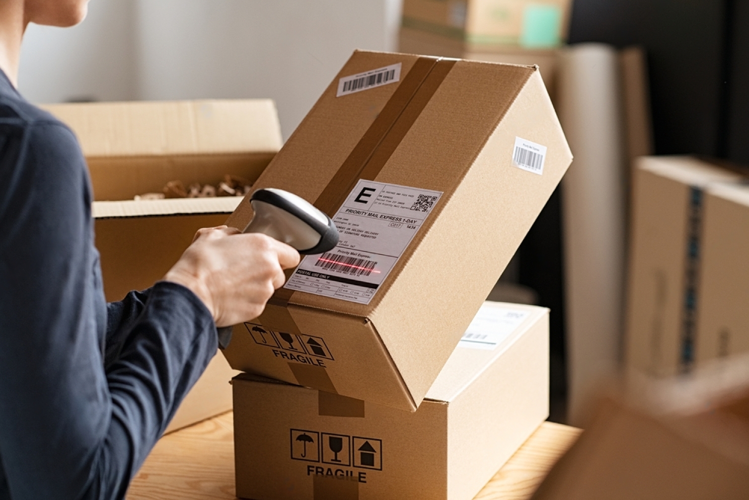 Flux de cartons et distribution 76distri